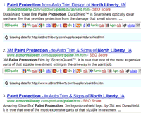 NOrth Liberty paint results